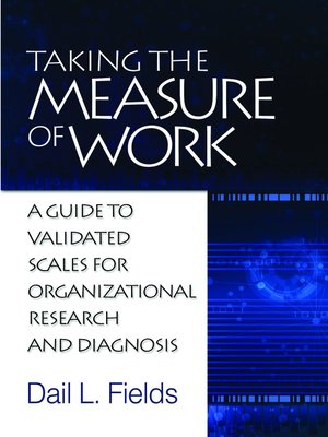cover image of Taking the Measure of Work